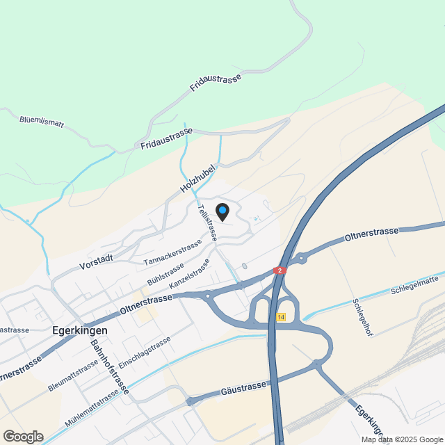 Weitblick Egerkingen - exklusives Wohnen mit Blick auf die Alpen! - Karte