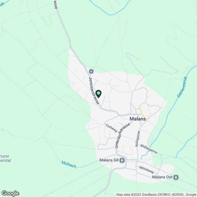 moderne 2 1/2 Zimmerwohnung in Malans - Karte