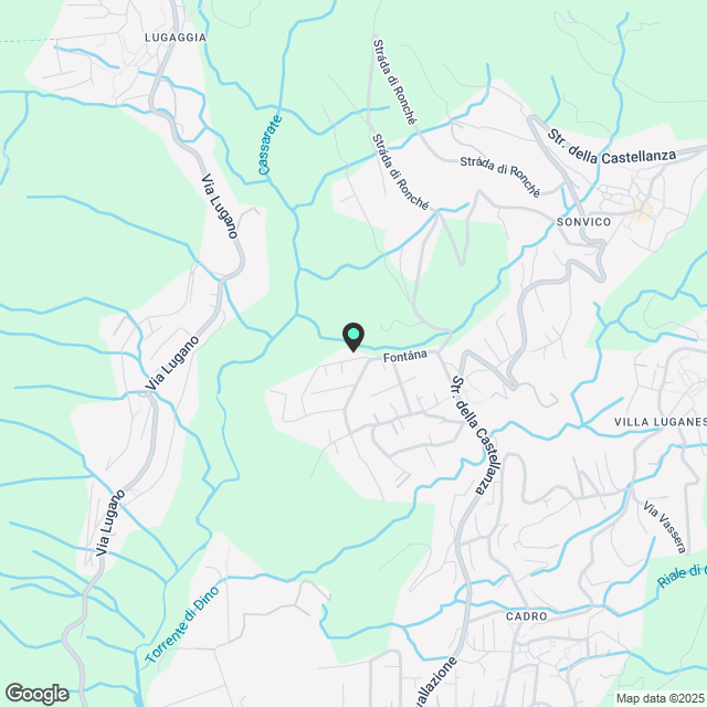 Romantisch 3.5 Zimmer in Dino - Karte