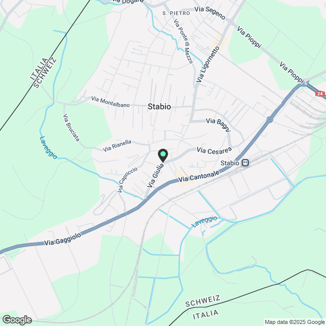 Intimes und einladendes Zweizimmerapartment in Stabio - Karte