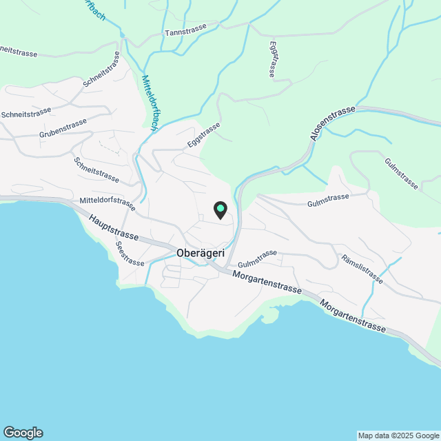 Modernes 2.5-Zimmer-Apartment mit Seeblick in Zentral-Oberägeri - Karte