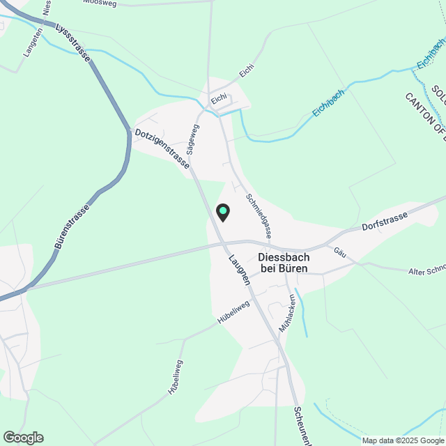 Erstbezug Duplex-/Maisonette-Wohnung in Diessbach b. Büren - Karte