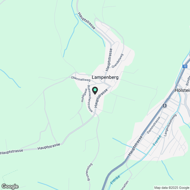 Wohnung in Lampenberg - Karte