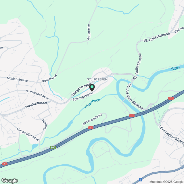 Attraktive Dachwohnung an schöner Lage - Karte