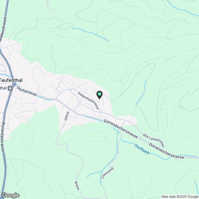 Neubau 1-Zimmer Wohnung in Teufenthal - Karte