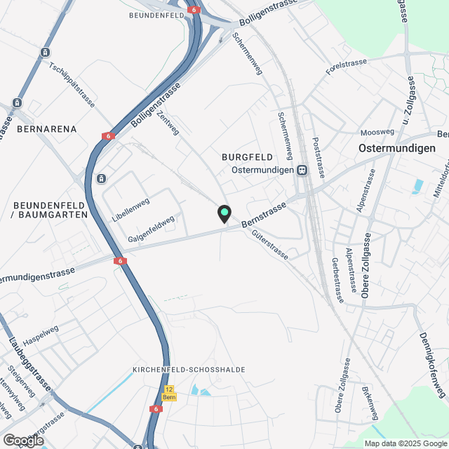 ERSTBEZUG - Wohnen mit Weitblick im Hochhuus Bern - Karte