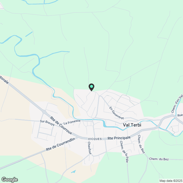 Schönes Appartement mit Blick auf das Tal - Karte