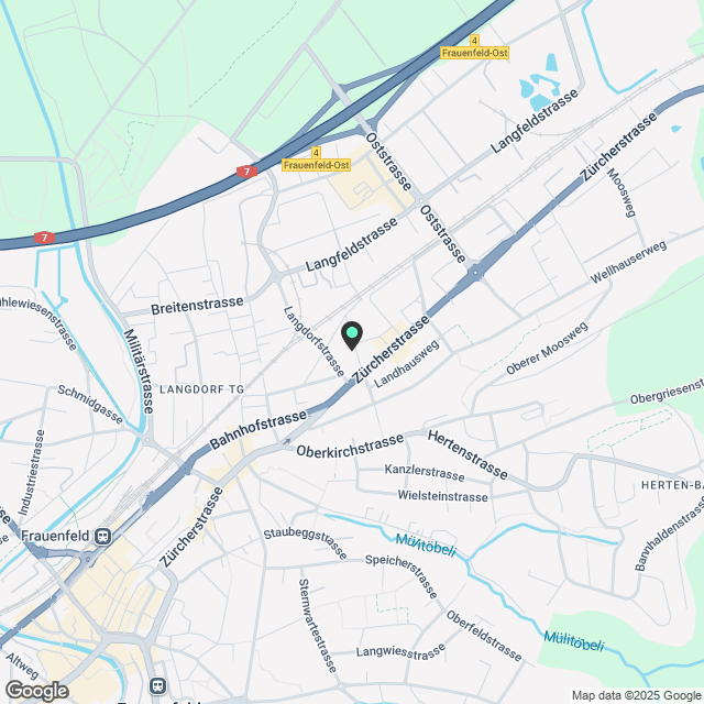 Moderne 4-Zimmer-Wohnung in Frauenfeld - Neubau 2025 - Karte