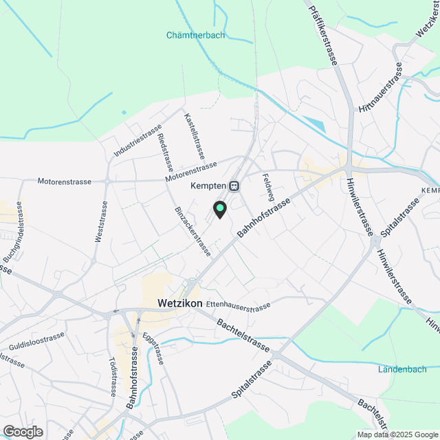 Moderne 4.5-Zimmer-Wohnung mit Balkon in Wetzikon - Karte