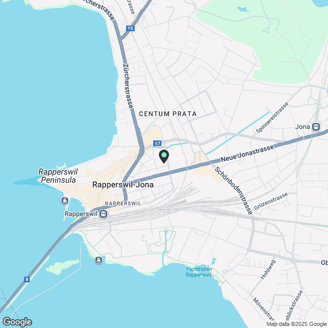 Single-Wohnung im Zentrum von Rapperswil - Karte