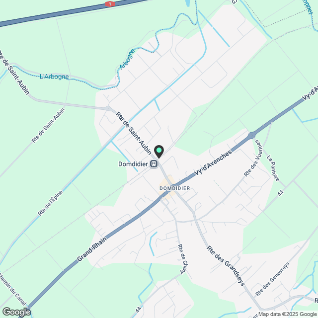 3.5 Zimmerwohnung in Domdidier - Karte