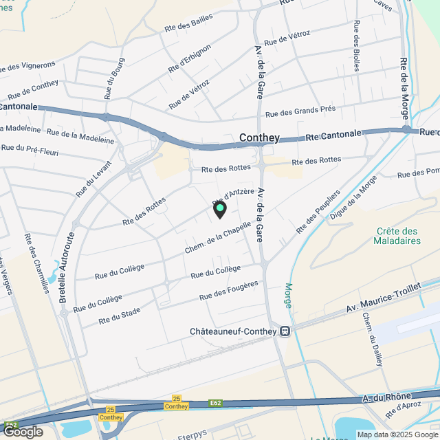 Das Palladio - Conthey Gebäude B - Karte