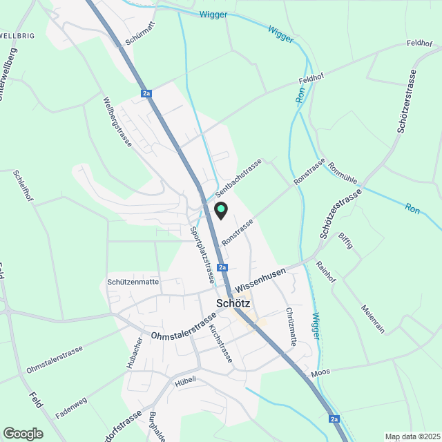 Traumhafte 3.5-Zimmer-Attikawohnung mit zwei Terrassen - Karte