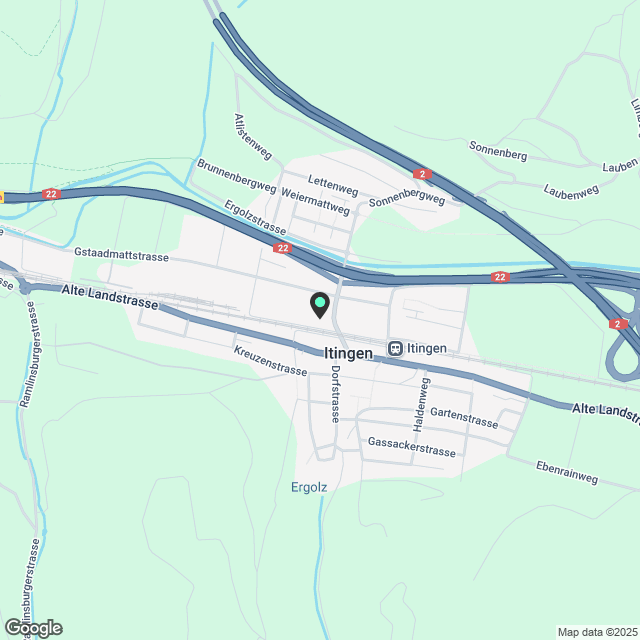 2.5 Zimmer Gartenwohnung mit Stil - Karte