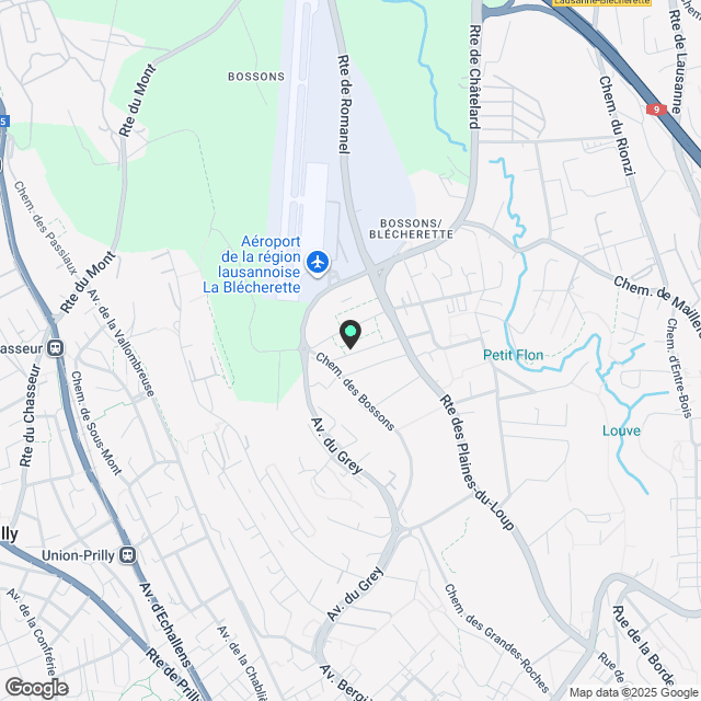 2,5 Zimmer moderne im Quartier des Plaines du Loup! - Karte