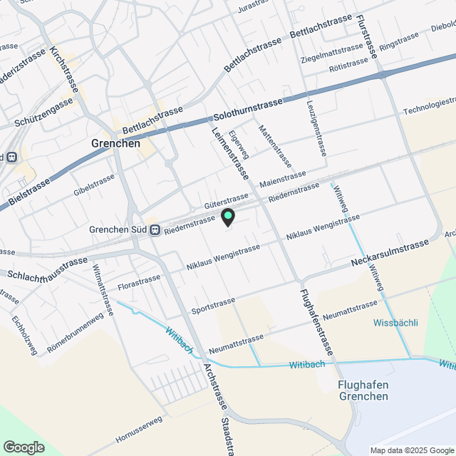 Neubauwohnung in Grenchen mieten - Karte