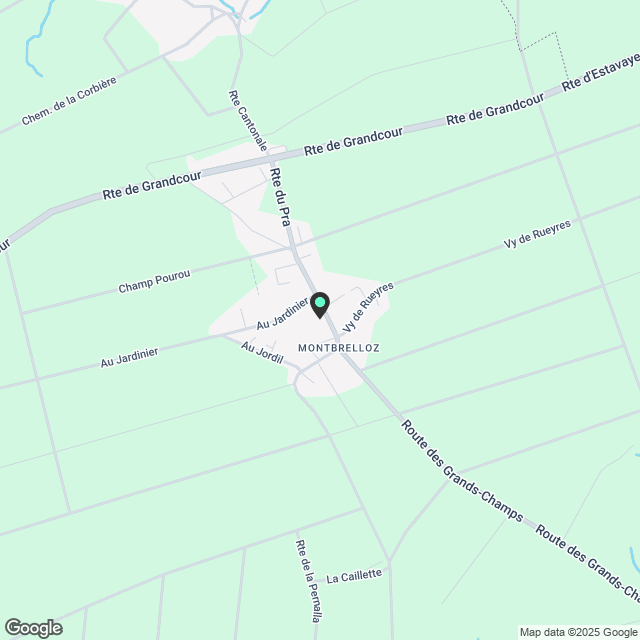 Duplex von 4,5 Zimmern im letzten Stock - Karte