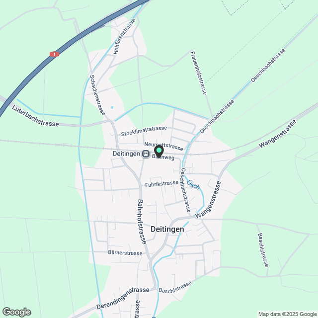 ERSTVERMIETUNG BAHNWEID in Deitingen HOCHWERTIGES WOHNEN IN MODERNER ARCHITEKTUR - Karte
