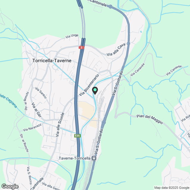 Taverne mit 3.5 hellen und ruhigen Räumen im Herzen des Ortes - Karte