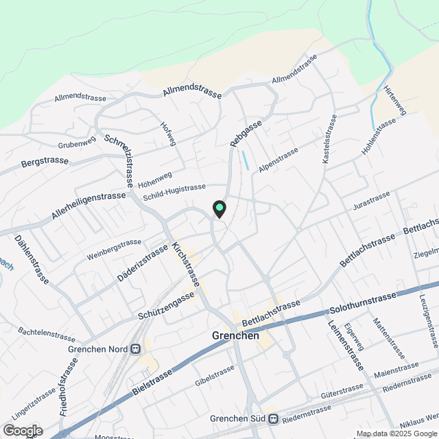 TRAUMHAFTER NEUBAU IN GRENCHEN ZU VERMIETEN - Karte