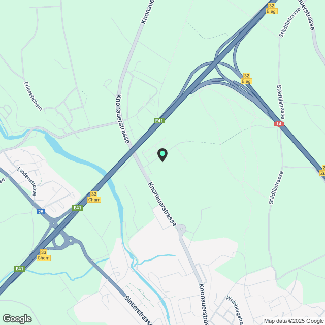 Tauschimmobilie Moderne 2.5-Zimmer Wohnung in Cham – Erstbezug 2024 - Karte