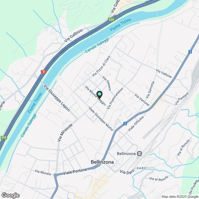 Bellinzona - Helles 4.5-Zimmer-Neubauwohnung - Karte