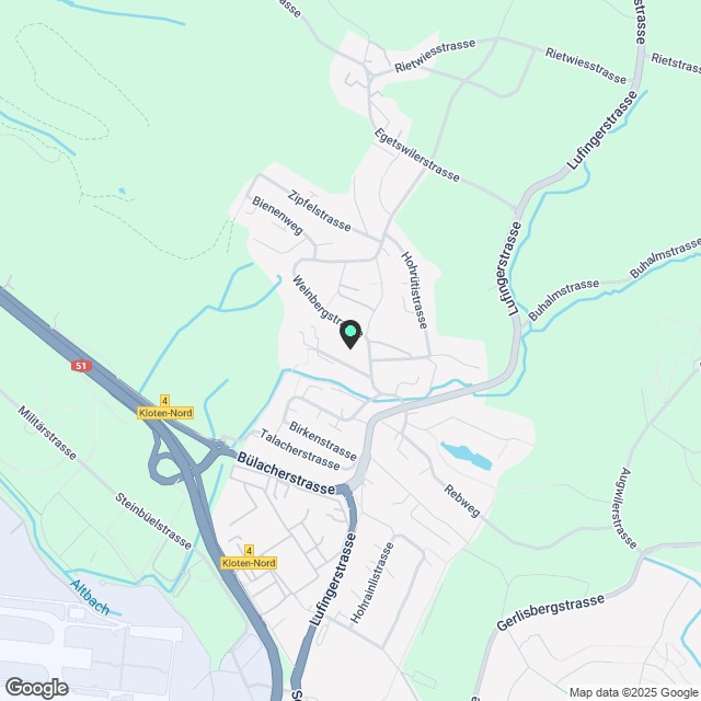 Moderne 2,5 Zimmer-Neubauwohnung nahe Flughafen! - Karte