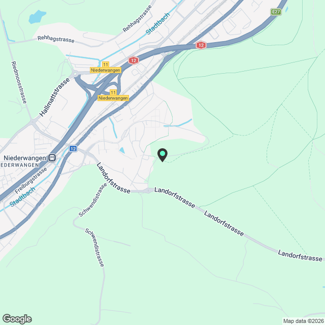 Erstvermietung 3.5-Zimmer-Wohnung in Niederwangen - Karte