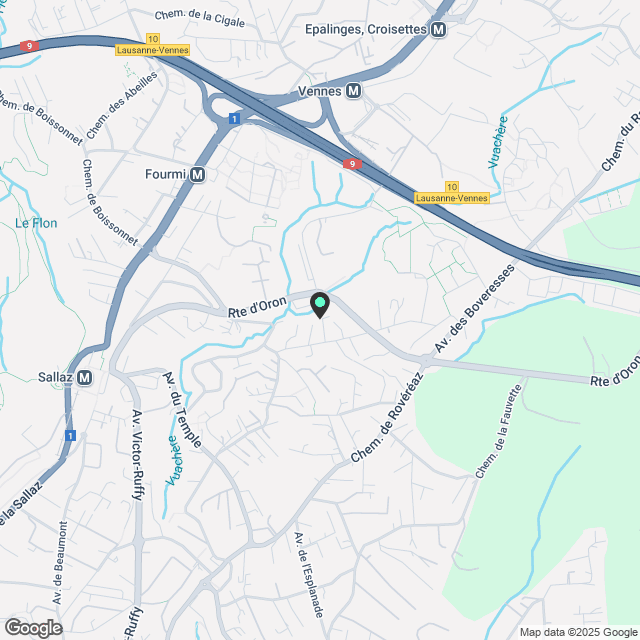 4,5 Zimmer neu zu vermieten! Lausanne - Karte