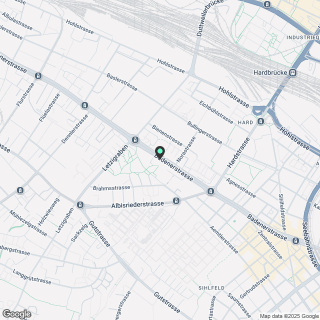 Erstvermietung im aufstrebenden Kreis 3 in Zürich - Karte