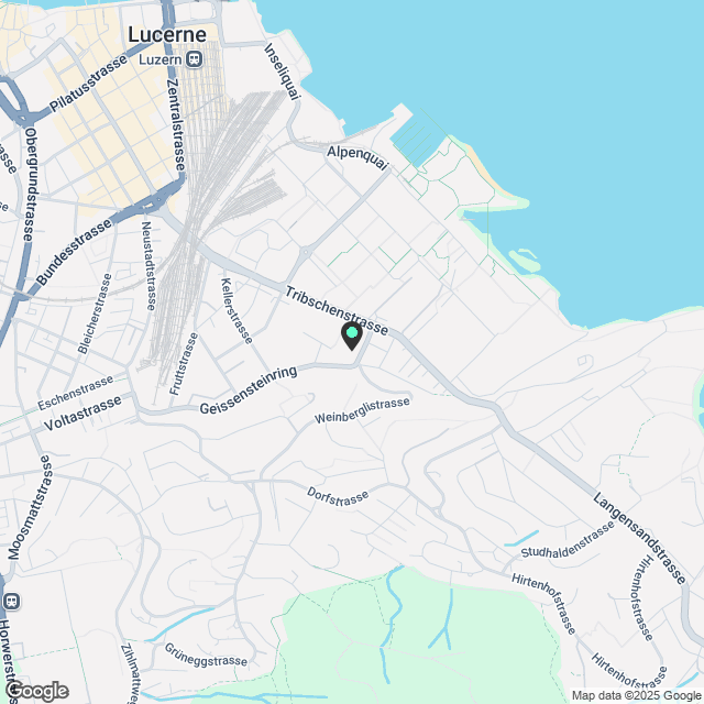 Tribsche - 6005 Luzern - Karte