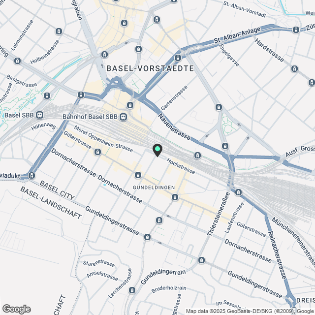 City Pop - Studio Apartments in Basel, next to the train station - Karte