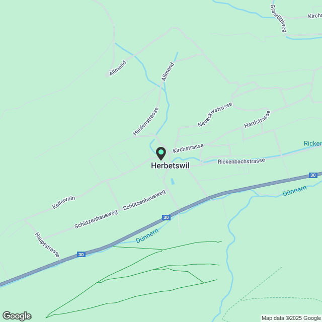 Renovierte 2.5-Zimmer-Wohnung im 1. OG - Karte