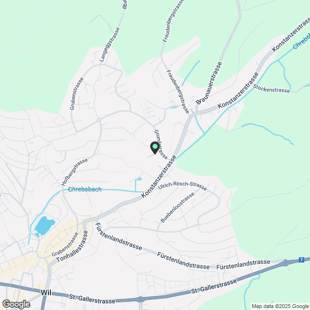 Grosszügige 5.5-Zimmer-Wohnung in Wil - Karte