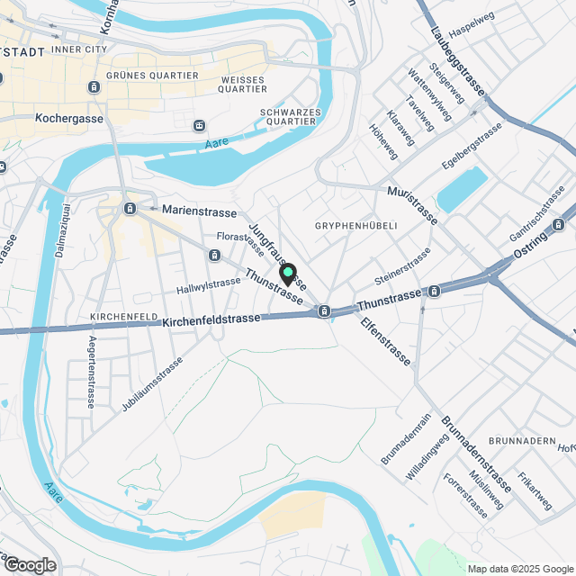 Erstvermietung | Wohnen im oberen Kirchenfeldquartier - Karte