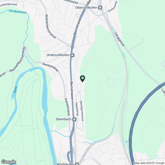 3.5 Zimmerwohnung im Erdgeschoss Hübeliweg 42, 3052 Zollikofen - Karte