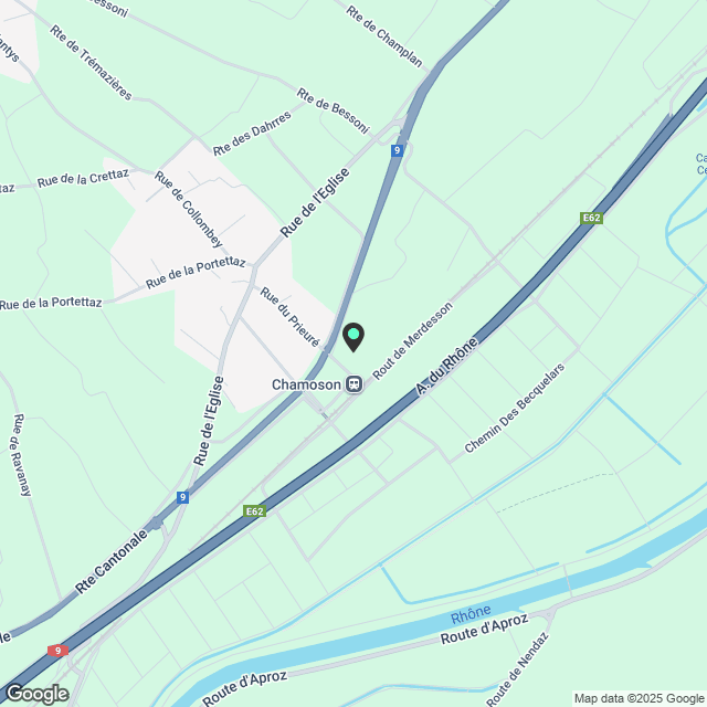 Schönes 3.5-Zimmer-Apartment mit 3 Terrassen in Chamoson - Karte