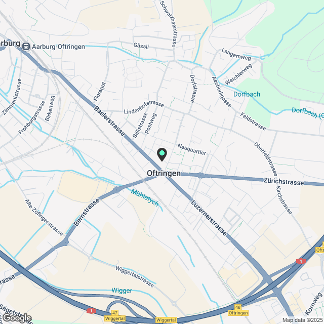 2.5-Zi-Wohnung Überbauung «Kreuzplatz» in Oftringen - Karte