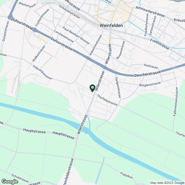 Moderne Attika Wohnung in Weinfelden - Karte