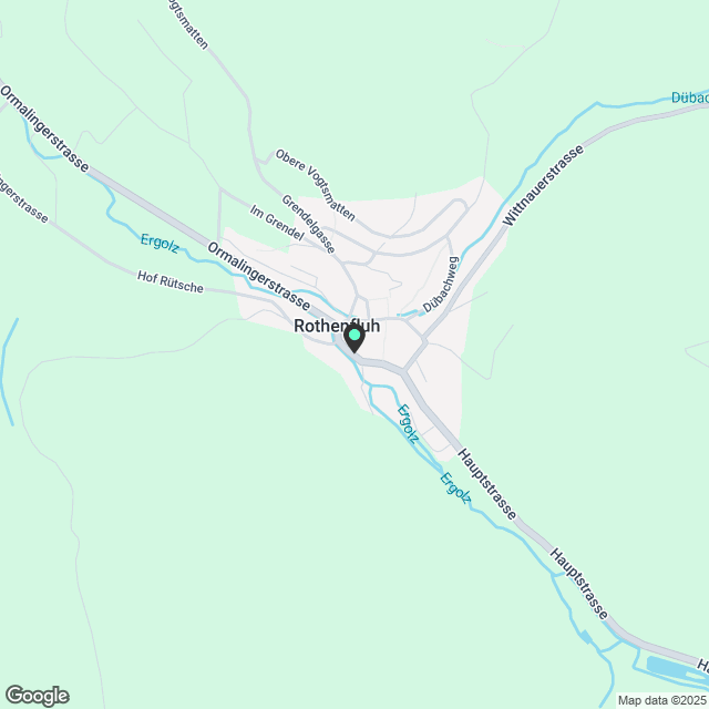 Moderne 2.5-Zimmer-Wohnung in Rothenfluh - Karte