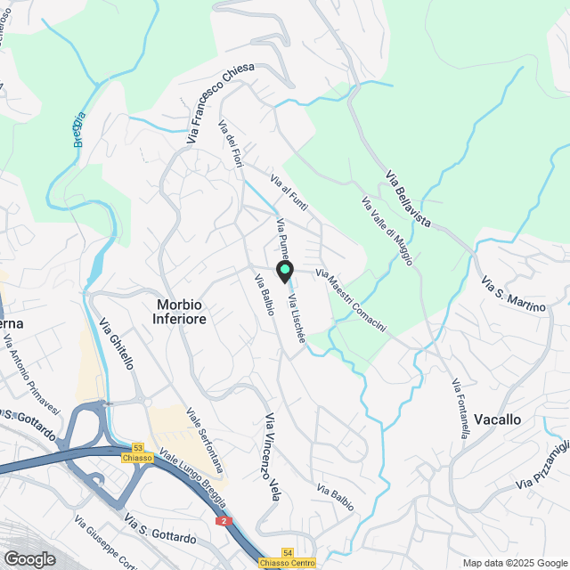 Zu vermieten: Neues 2.5-Zimmer-Apartment in Morbio Inferiore - Karte
