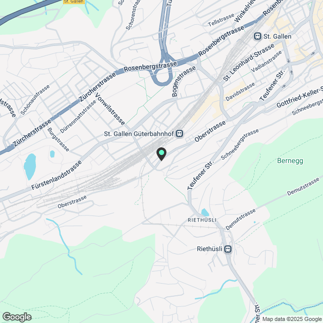 Erstvermietung nach Sanierung! Moderner 4.5 Zimmerwohnung mit Balkon in St. Gallen - Karte