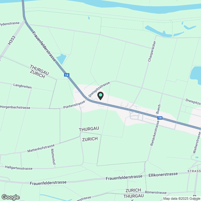 Moderne 4.5-Zimmer-Duplex-Wohnung in Frauenfeld - Karte