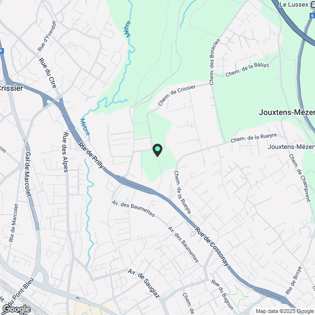 Crissier - Schöne neue Räumlichkeiten zu vermieten - Karte