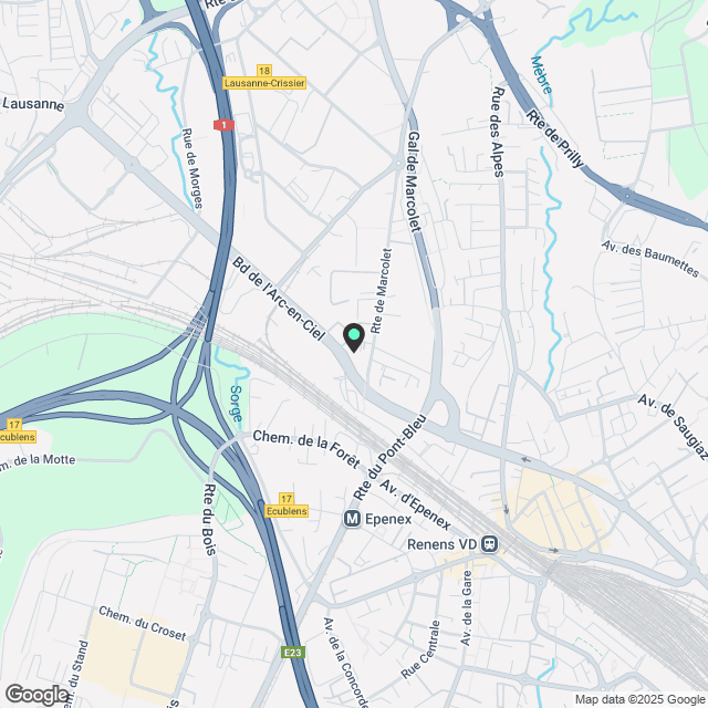 Neue Residenz für Senioren, die ein aktives Leben führen möchten - Karte