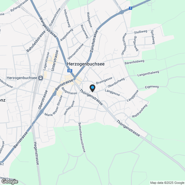 Modernes 6.5-Zimmer-Einfamilienhaus in Herzogenbuchsee zuverkaufen - Karte