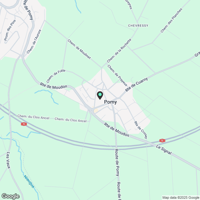 Zu vermieten - Prächtige 4.5-Zimmer-Neuwohnung in Pomy (VD) - Karte