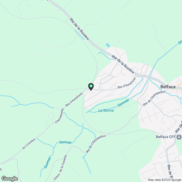 Schönes neues 3.5-Zimmer-Apartment mit großer Terrasse, Projekt La Source in Belfaux - Karte