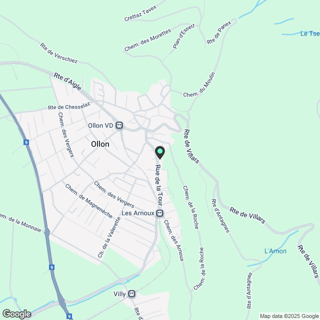 Neue 2.5-Zimmer-Wohnung mit Terrasse im alten Dorf - Karte