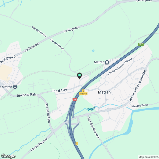 05690 - Appart. 3½ Räume - IMP. CHAMP-RIOND 24 - MATRAN - Karte